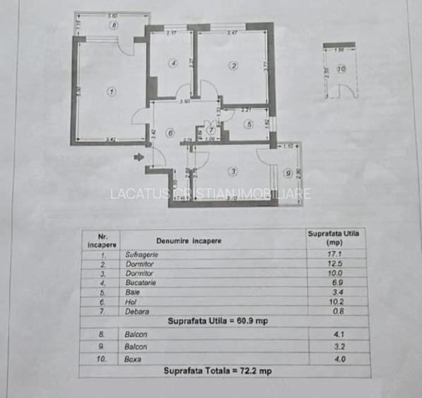 APARTAMENT 3 CAMERE DECOMANDAT ZONA ROVERE - 5