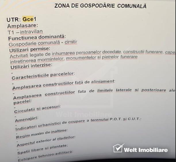 Teren intravilan Apahida, destinatie speciala