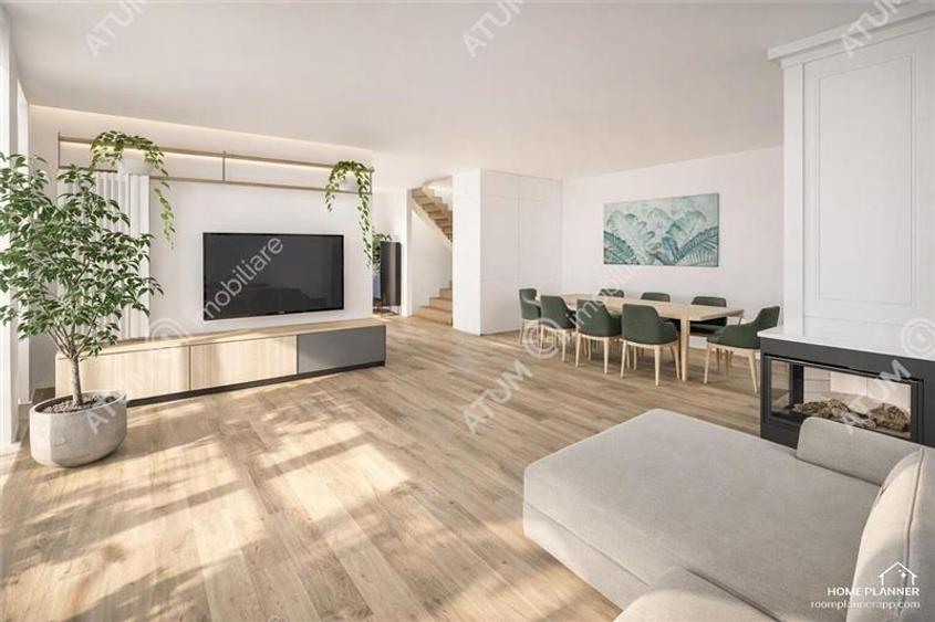 Casa individuala cu 4 camere si teren de 310 mp in Cristian zona Sere