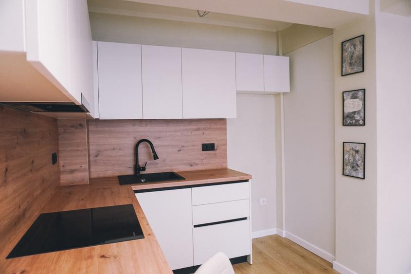 Apartament nou, mobilat și utilat complet | 46 mp | Tonuri calde, gata de mutat