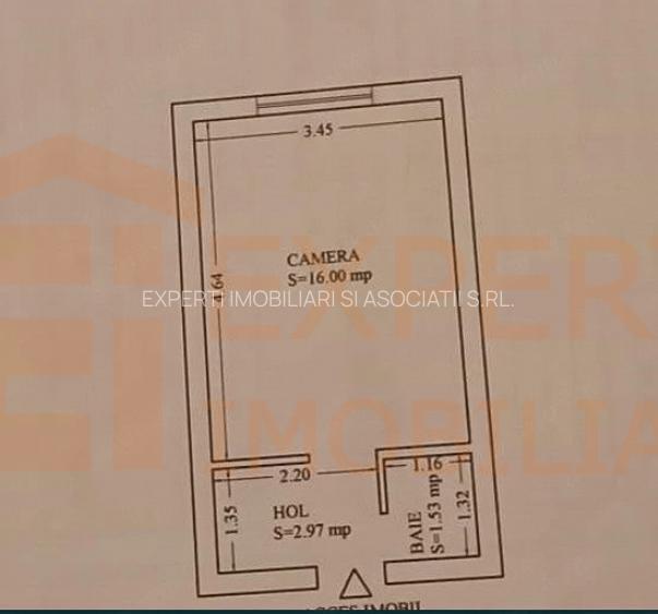 Garsonieră de vânzare Constanța, Inel II, renovată integral, etaj 3 - 5