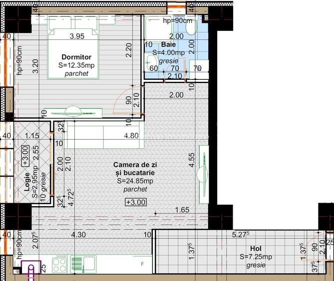 Apartament NOU cu 2 camere, 51 mp, Preț promoțional - DIRECT DE LA DEZVOLTATOR - 19