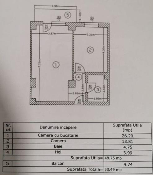 Apartament 2 camere-Militari Residence
