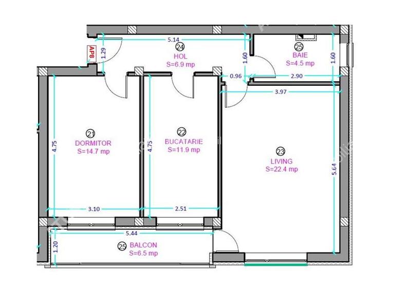 Apartament 2 camere loc parcare zona Octavian Goga Selimbar - 7