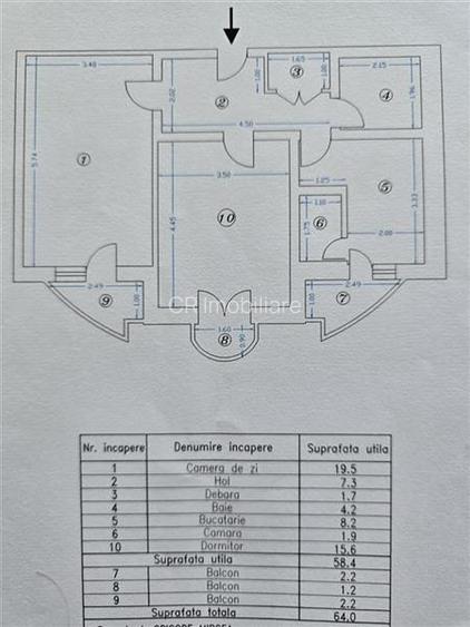 Apartament 2 camere Bulevardul Decebal - 7