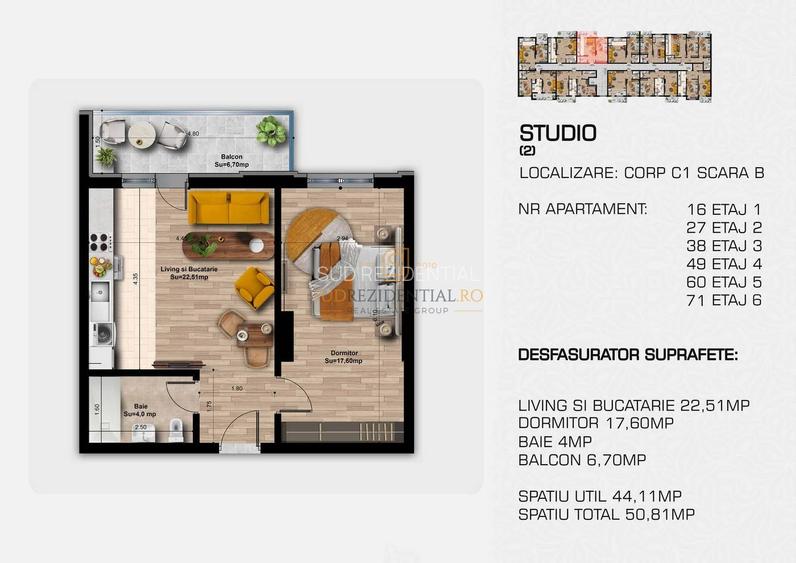 Comision 0! Apartament modern compartimentat, 2 camere, Metrou Berceni - 1