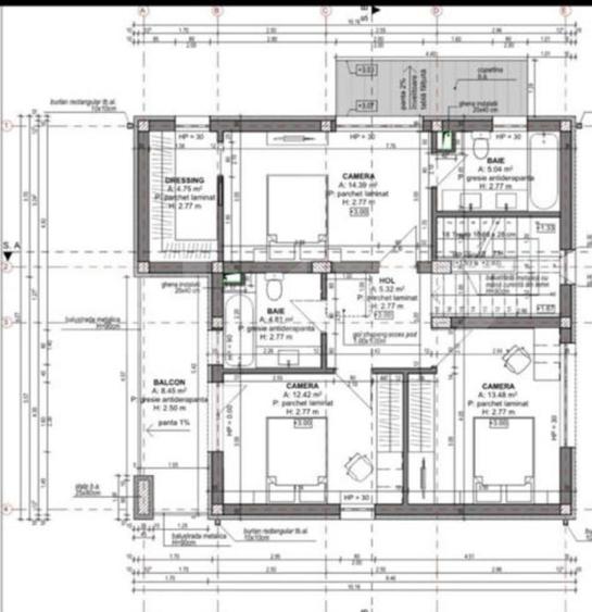 Casa individuala semifinisata, 5 camere, terasa circulabila, zona Luna de sus  - 3