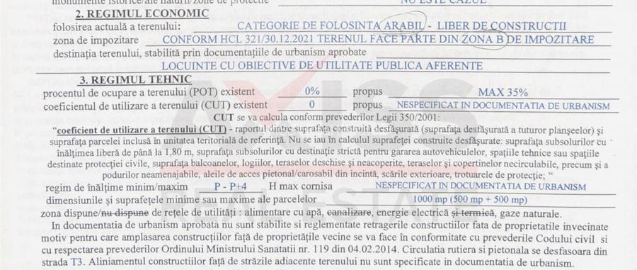 Teren 1000 mp intravilan, utilitati, P+4E, zona canal – Mamaia Nord - 3