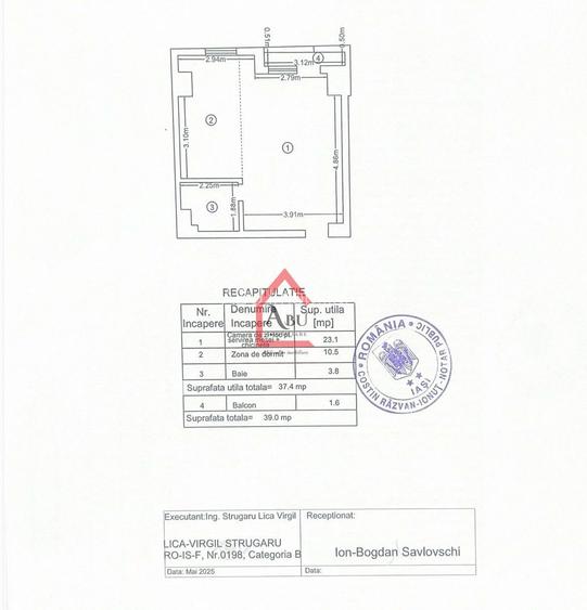 Ap 1 cam smart premium | Tătărași | bloc NOU | parcare - 13