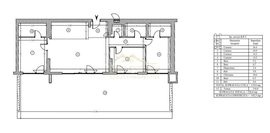 Apartament LUX 4 camere // terasa 116mp // vedere parc // Floreasca - 24