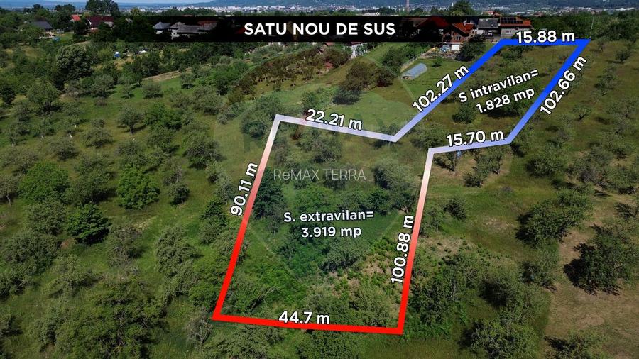 Teren de vânzare Satu Nou de Sus zona liniștită - 5