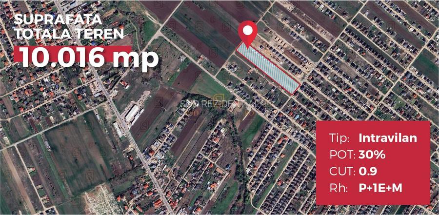 Lot teren de vanzare, Str. Aviatorilor, P+1+M, Comuna Berceni - 3