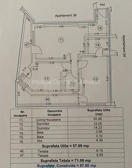 Mamaia N-Complex Alezzi 3 Cam Mob Utilat In Primul Rind La Plaja Vedere La Mare - 15