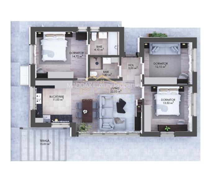 Vila moderna***4 camere***cu gradina//Cartier rezidential Corbeanca - 37