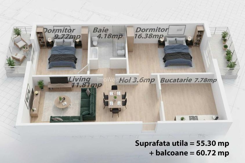 Lipovei | 3 Camere| Decomandat | Etaj Intermediar - 1