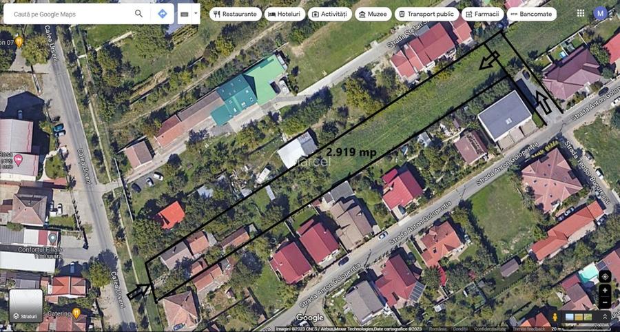 Casa cu  teren intravilan - 2.919 mp, Timisoara, Cl. Urseni, 2 fronturi stradale - 2