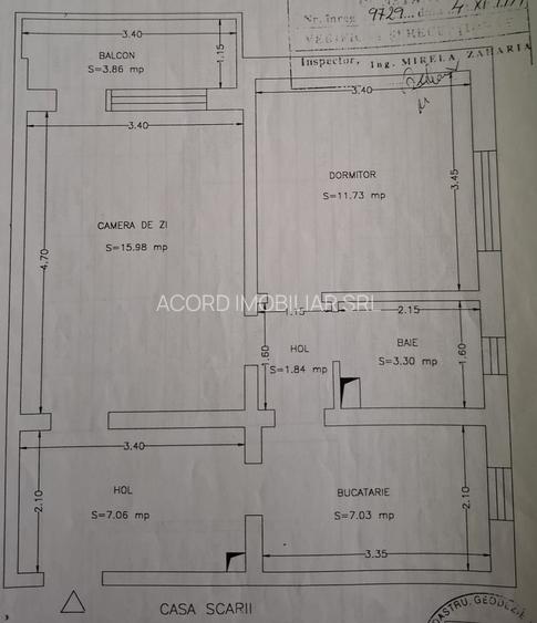 Apartament 2 camere circular- Scoala 8 - 14