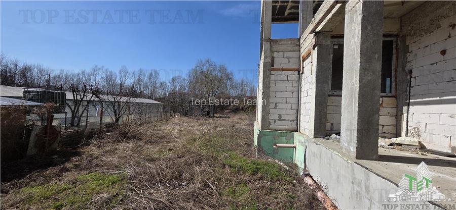 Domnesti - Oportunitate investitie/ Teren 1.643 mp + casa la gri 476mp/  pozitie - 27