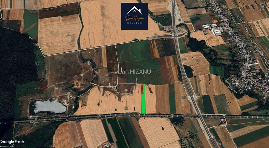 5 E/mp - Oferta - Teren 1,5 ha Domnești lângă Autostrada A0 - 3