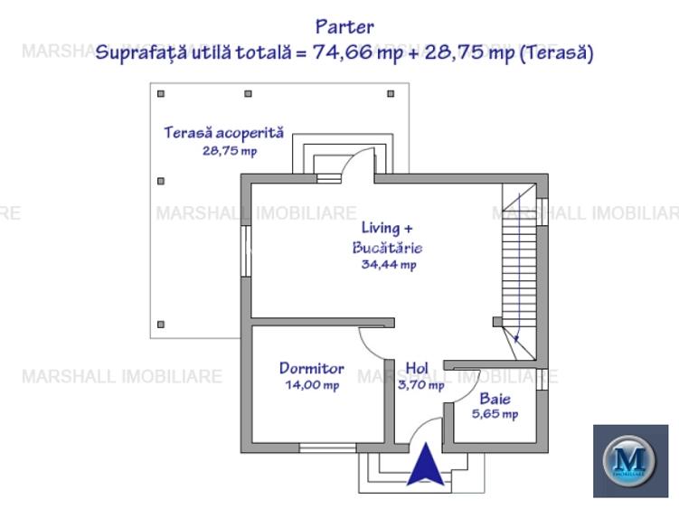Casa cu 4 camere de vanzare in Paulesti, 149.32 mp #16743 - 5