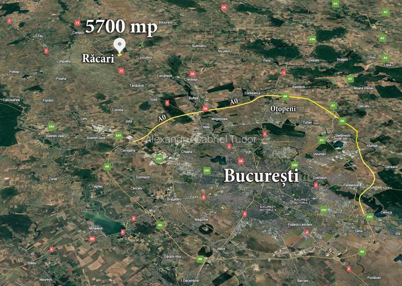 Teren intravilan 5700 mp Răcari lângă Pădurea Măriuța - oportunitate investiție - 5