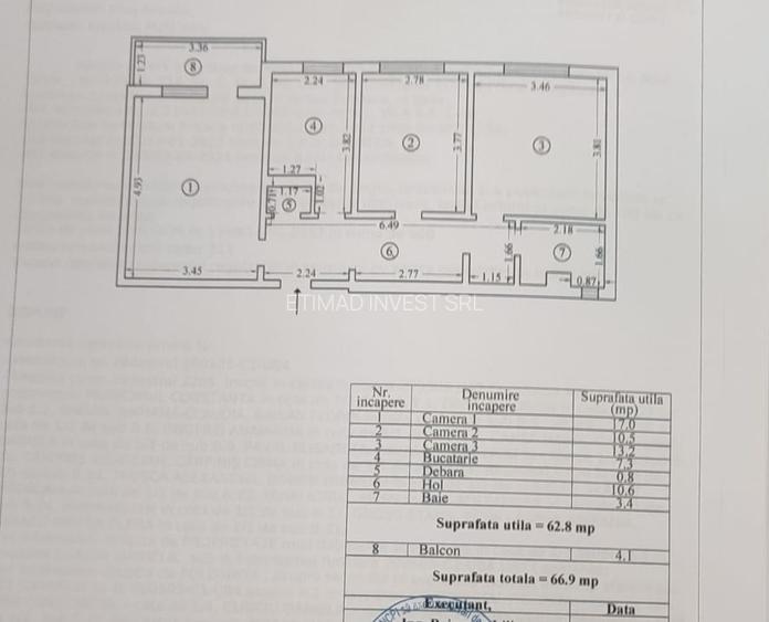 TOMIS III - MACUL ROSU - 3 CAMERE DECOMANDAT - MOBILAT MODERN - -175000 E