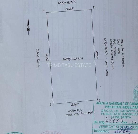 Teren Intravilan Plaja Corbu | 1.064 mp | Ideal Investiție - 1