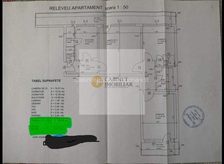 3 Camere - 76MP | Etaj 1/7 | Crangasi - 1