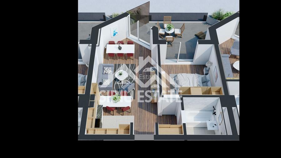 Apartament cu 2  camere-Design avangardist și confort contemporan - 8