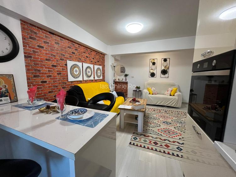 Apartament de inchiriat,  3 camere, semidecomandat, 60 mp, Valea Adanca - 5