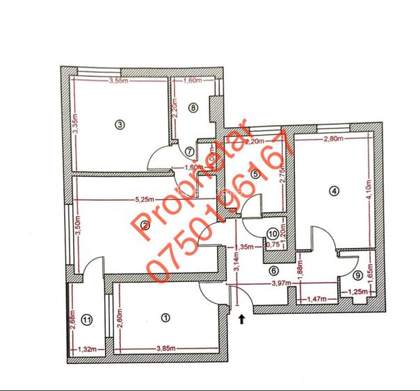 Proprietar - vand apartament 4 camere - metrou nicolae grigorescu - 16