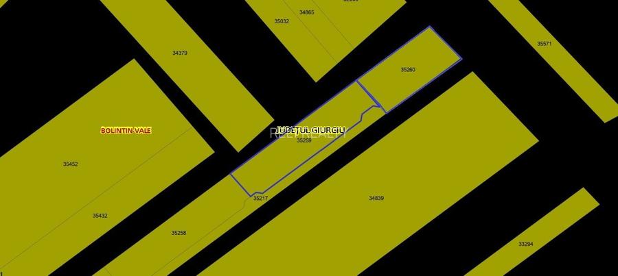 Vanzare teren Bolintin Vale / Malu Spart / 1.000 mp / langa padure / proiect - 2