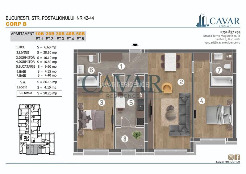 Alege Cavar Residence. Proiect Nou Finalizat - 5