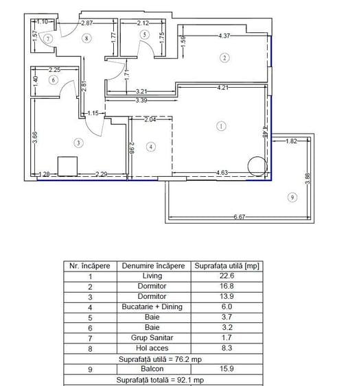 Apartament spectaculos complet mobilat. Parcare și boxă incluse. - 12