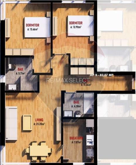 Vanzare apartamente noi - garsoniere tip studio, 2 si 3 camere Fundeni - 9