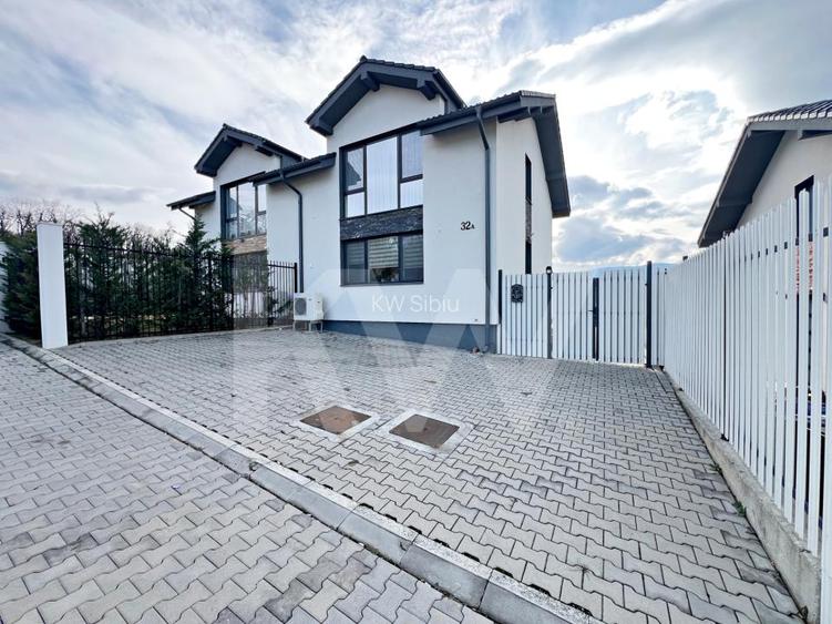 Casa noua 4 cam. moderna, mobilata si utilata, curte. 10 min. de Sibiu  - 26