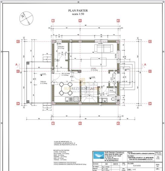 Casa individuala P+1, curte libera 350 mp, zona Berceni-Vidra, Ilfov - 2