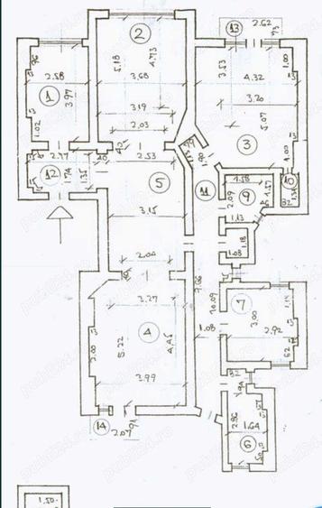 Apartament -5 camere -decomandat-Zona Mosilor - 8