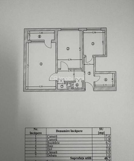 Apartament 2 camere 1 decembrie 1918 - 8