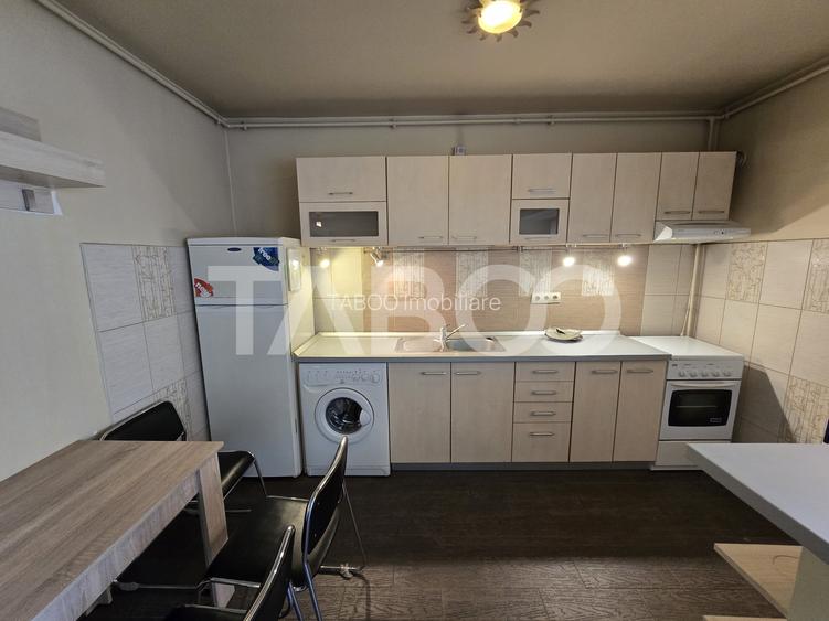 Apartament 2 camere etaj 3 mobilat utilat parcare lift Terezian Sibiu - 7