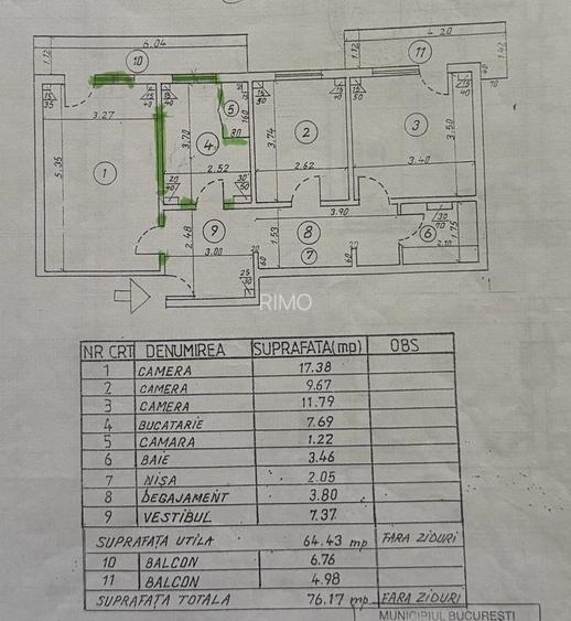 Apartament modern cu trei camere, bd. Obregia, 179.000€ negociabil - 12