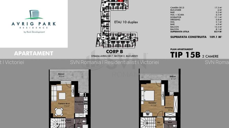REA1023140 DIRECT DEZVOLTATOR I AVRIG RESIDENCE I 2 CAMERE DUPLEX - 5