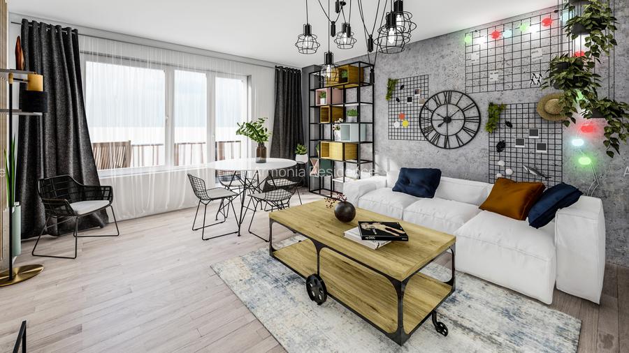 Garsonieră Decomandata de 45,80 mp utili- langa Mall Coresi - ARMONIA RESIDENCE - 9