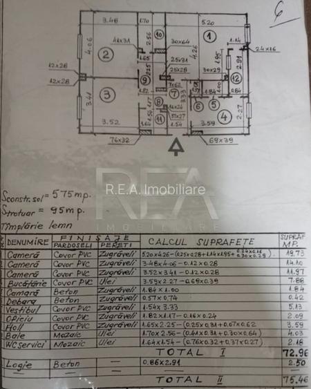 3 camere, decomandat, et 2/4, centrala- Virtutii - 13