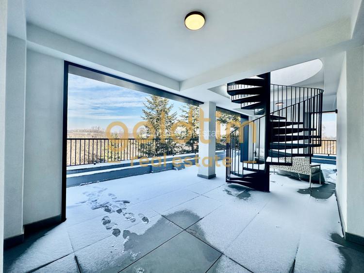 Penthouse spectaculos Iancu Nicolae–155 mp,terasă panoramică 194 mp, design unic - 11