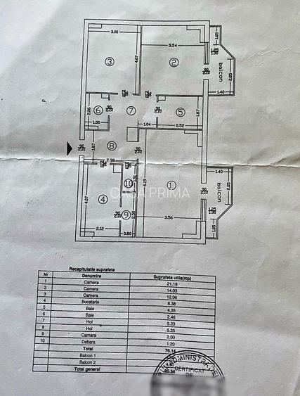 Apartament 3 camere Nicolina-Prima Statie Bulevard, etaj 3 - 4