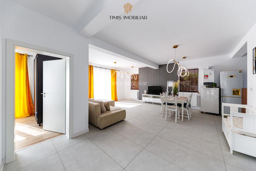 Duplex modern, parter, în Remetea Mare – mobilat complet, 3 camere - 5