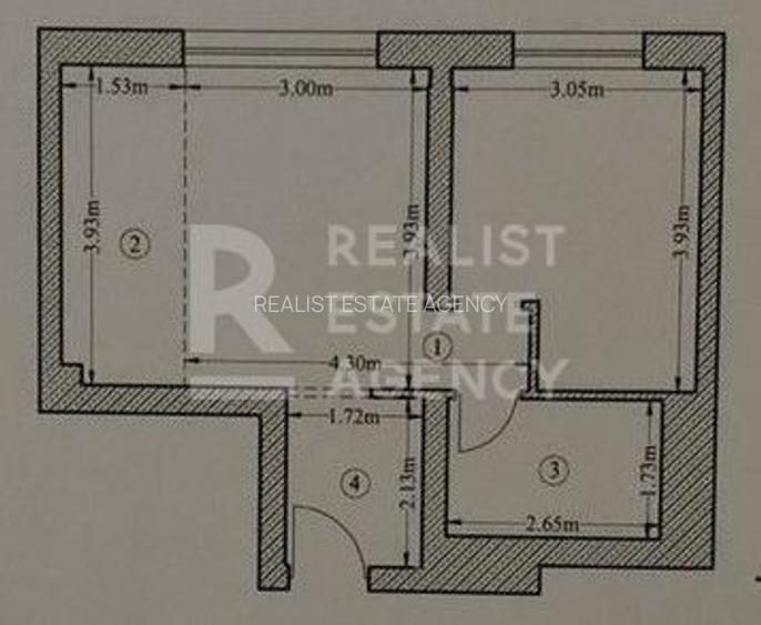 Vânzare studio 2 camere – zona 1 Decembrie 1918 - 5