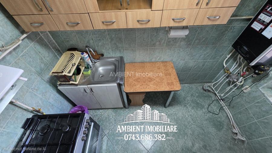 Apartament cu 3 camere, etaj 4, mobilat, zona CENTRU - BUIUM; - 7