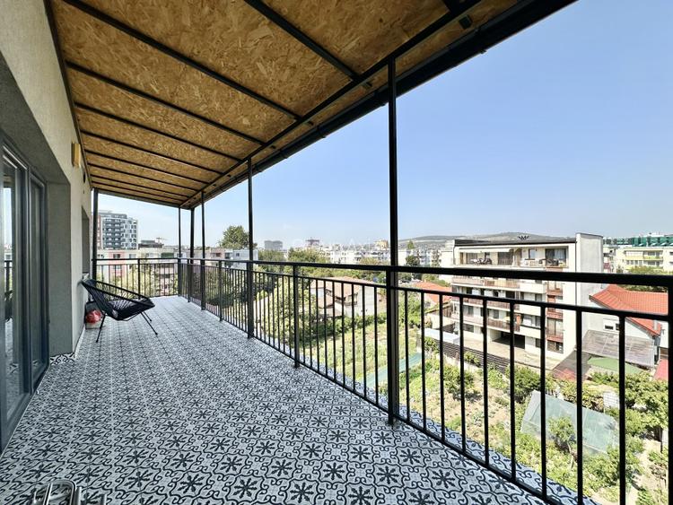 Apartament 2 camere, zona The Office, 57 mp, terasa 22 mp, bloc nou - 8